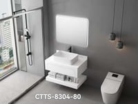 مغسلة حمام عصرية معلقة على الحائط ب3 الوان بعرض 80...