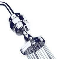 فلتر الدش كروم عالي التصريف كربوني