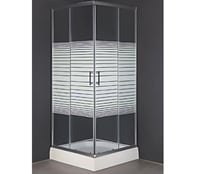 كبينة شاور زاوية مربع -مخطط