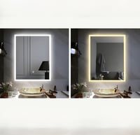 مرايا ليد مودرن 2 لون مقاس (60*80)