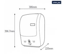 وراقة مناديل بلاستيك حساس ليزر أبيض