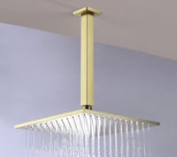 ماسورة سقف مربع دش مطري ذهبي- مقاسات مختلفة أوريسا