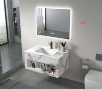 مغسلة حمام بورسلان مودرن 60 سم موديل 5301 | أدوات...