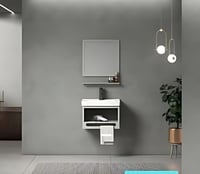 مغسلة معلقة 3 قطع – تصميم عصري ومتين