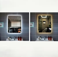 مرايا ليد مودرن 2 لون مقاس (60*80)