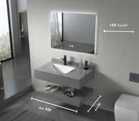 مغسلة رخام صناعي بتصميم فاخر