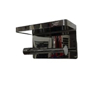 حامل ورق حمام بدون غطاء مفرد ستانلس ستيل كروم