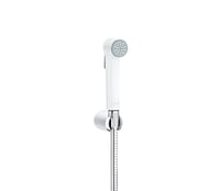 جروهي شطاف تواليت مع لي معدني (كروم)| أبيض