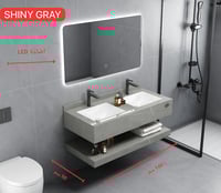 مغسلة رخام صناعي حوضين