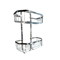 رف حمام كروم