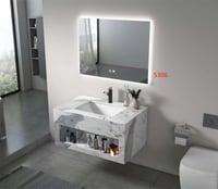 مغسلة حمام رخام صناعي 100 سم موديل 5306 | أدوات صح...