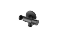 كوع شطاف مخفي اسود مدور مع حامل شطاف