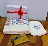 هدية رمضان سجادة وشرشف ومصحف بوكس ابيض