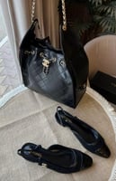 طقم شانيل شنطة وفلات