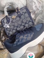 طقم شوز وشنطة كوتش كوالتي يتوفر لونين