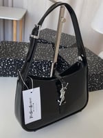 شنطة سانلوران أسود وفضي هاي كوالتي