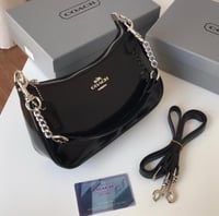 شنط كوتش كوالتي لامع اكسسوار فضي