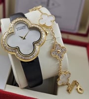 طقم ساعة + اسواره فان كليف درجة اولى يتوفر عدة ألو...