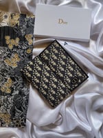 محفظة ديور هاي كوالتي نقش الماركة