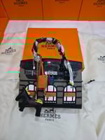 شنط ايرمز درجة اولى حجم صغير مع تعليقة الحصان والس...