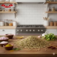 عدس أخضر أبو جبة – 1 كجم