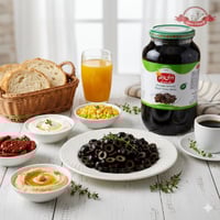 زيتون أسود مقطع شرائح الأحلام - 800جم صافي