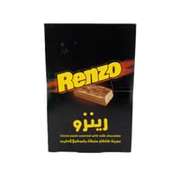 عجينة الكاكاو مغطاة بشوكولا الحليب رينزو - 24 قطعة