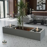 نافورة مع حوض زرع 2م