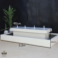 نافورة فايبر مضيئة كبيرة