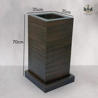 مركن جاهز للزراعة مع صحن سفلي