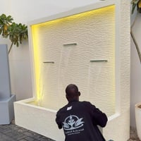 شلال كبير حجري جاهز 2م