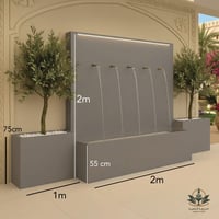 شلال جاهز متنقل مضئ