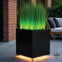 مركن زرع مضئ متنقل 50سم