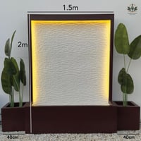 شلال فايبر جاهز مع مركنين