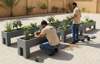 حوض للزراعة عملي 2م