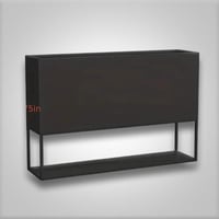 حوض للزراعه فيبر بقاعدة حديد للكافيهات والمطاعم