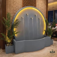 شلال جاهز مضئ مع مركنين