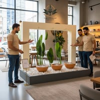 شلال فايبر خارجي 2.5متر