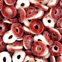 جيلي حلقات الكولا الحامضة سكر