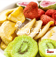 فواكهة مشكل مجففة بالتبريد