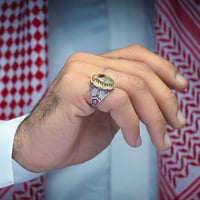 خاتم شبابي عقيق يماني ورد الربيع