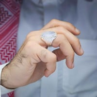 خاتم بحريني عقيق يماني شجراني