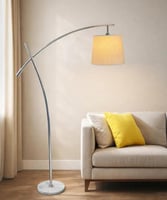 أباجورة أرضية مودرن بتصميم منحني