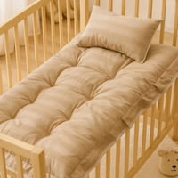 فرشة سرير أطفال قطعتين – لون بيج فاتح