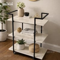 كونسول تنظيم أنيق بثلاثة رفوف