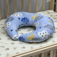 مخدة الرضاعة لون ازرق