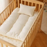 فرشة سرير أطفال قطعتين – لون سكري