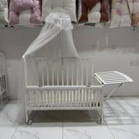 سرير المهد الملكي الأبيض – سكون ناعم للمواليد