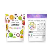 مشكل فواكة مجففة بالتبريد