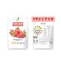 فراولة مجففة بالتبريد